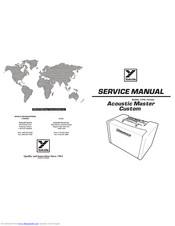 Traynor Acoustic Master Custom YS Service Manual