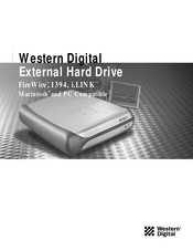 Western Digital WD800B002-RNN - FireWire Hard Drive 80 GB External Installation Manual