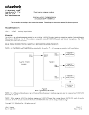 Wheelock AIM-3 Installation Instructions Manual