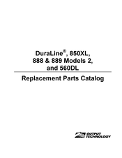 OUTPUT TECHNOLOGY 888 2 Replacement Parts List Manual