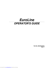 OUTPUT TECHNOLOGY EuroLine Series Operator's Manual
