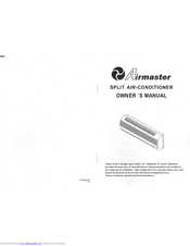 Palsonic Airmaster A7HR410 Owner's Manual