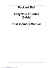 Packard Bell Sable Disassembly Manual
