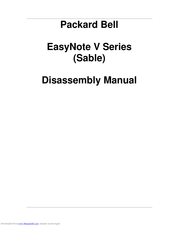 Packard Bell EasyNote MV Disassembly Manual