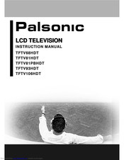 Palsonic TFTV81PBHDT Instruction Manual
