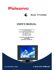 Palsonic TFTV386BK User Manual