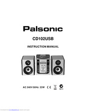 Palsonic CD102USB Instruction Manual