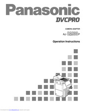 Panasonic AJ-CA900P Operating Instructions Manual