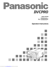 Panasonic AJ-BS900P Operating Instructions Manual