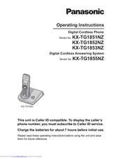 Panasonic KX-TG1855NZ Operating Instructions Manual