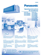 Panasonic CS-E10HD3EA Operating Instructions Manual