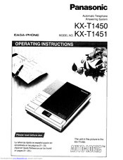 Panasonic EASA-PHONE KX-T1451 Operating Instructions Manual