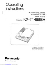 Panasonic EASA-PHONE KX-T1455BA Operating Instructions Manual