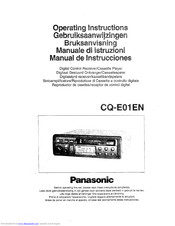 Panasonic CQ-E01EN Operating Instructions Manual