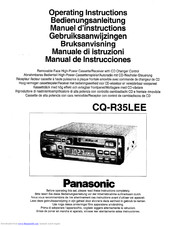 Panasonic CQ-R35LEE Operating Instructions Manual
