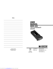 Patton electronics 2094 User Manual