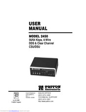 Patton electronics 2450 User Manual