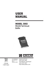 Patton electronics 3002 User Manual