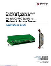 Patton electronics ForeFront 6081RC EdgeRoute Application Manual