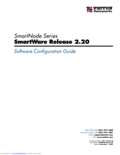 Patton electronics SmartWare Release 2.20 Software Configuration Manual