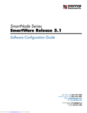 Patton electronics SmartWare Release 5.1 Software Configuration Manual