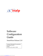 Inalp Networks SmartWare Release 2.10 Software Configuration Manual