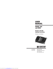 Patton Electronics 285 User Manual