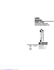 Patton electronics 1193RC User Manual