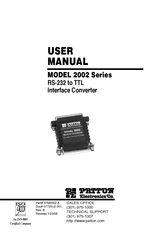 Patton electronics 2002 Series User Manual