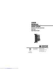 Patton electronics 2085RC User Manual