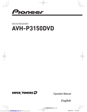 Pioneer AVH-P3150DVD Operation Manual