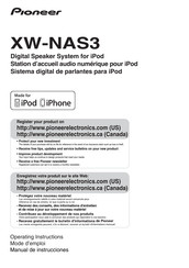 Pioneer XW-NAS3 Operating Instructions Manual