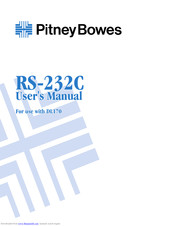 Pitney Bowes Imagistics RS-232C User Manual