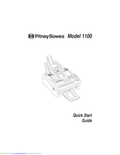 Pitney Bowes 1100 Quick Start Manual