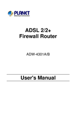 Planet ADW-4301A User Manual