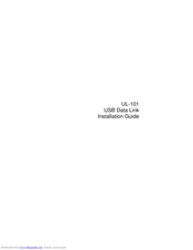 Planet UI-101 Installation Manual