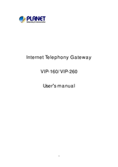 Planet VIP-260 User Manual