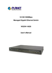 Planet WGSW-14020 User Manual