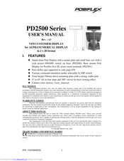 Posiflex PD-2500 Series User Manual