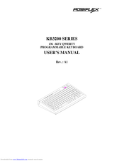 POSIFLEX KB3200SPM2/3 User Manual