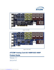 ATCOM AX-1600P Product Manual