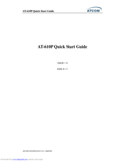 ATCOM AT-610P Quick Start Manual