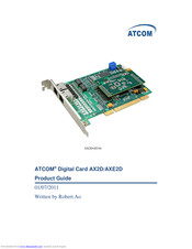 ATCOM AXE2D Product Manual