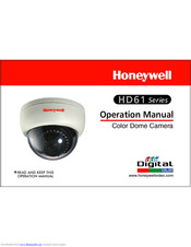 Honeywell HD61X Operation Manual