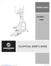 Horizon Fitness PRIMIER E1201 User Manual