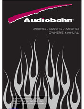 AudioBahn A1500HCJ Owner's Manual