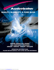 Audiobahn AMS50N Operating Instructions Manual