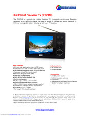 August DTV310 Specification