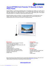 August DPT800 Specification