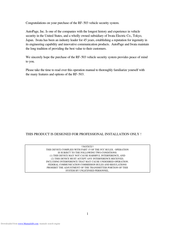 AutoPage RF-503 Operation Instructions Manual